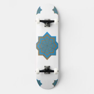 Skateboard Azure and Ember Star