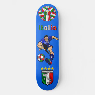 Skateboard Azzurri Man football italien idées cadeaux