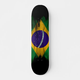 Skateboard Baguette brésilienne, drapeau national