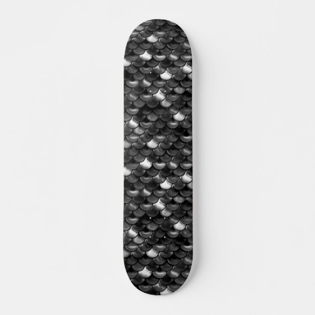 Skateboard Balances noires et blanches (Devant)