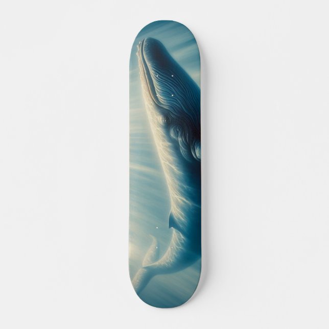 Skateboard baleine côtière/marine (Devant)