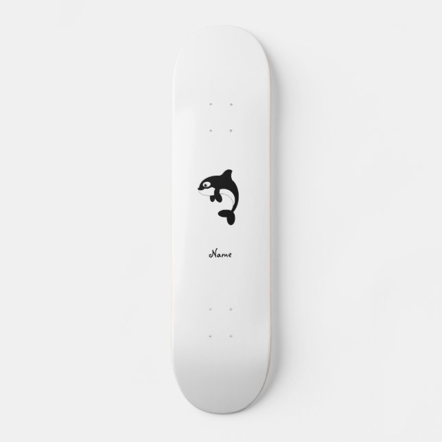 Skateboard Baleine mignonne d'orque (Recto)