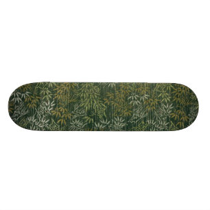 Skateboard Bambou d'or et d'argent