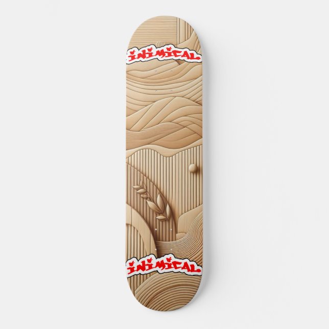 Skateboard Bambou immatériel (Recto)