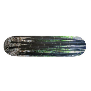 Skateboard bambou noir - customisé