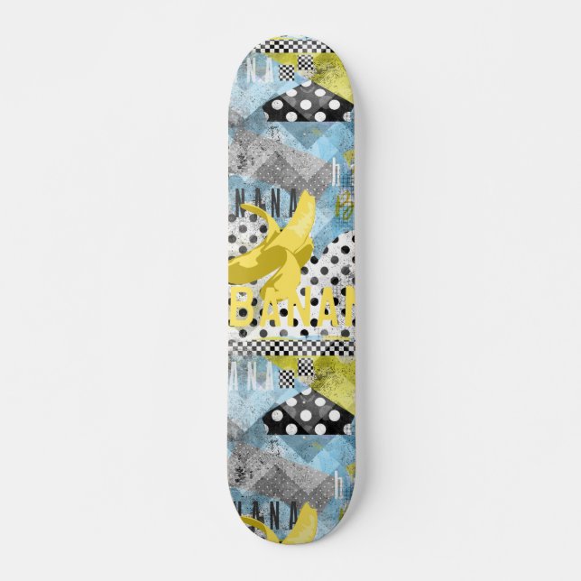 Skateboard Banana collage art (Devant)