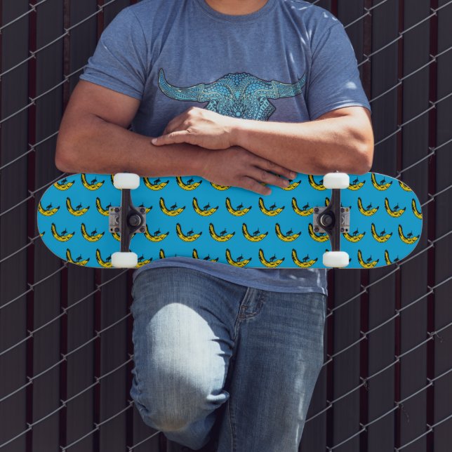Skateboard Banana Skate Boarder Funny (Extérieur 3)