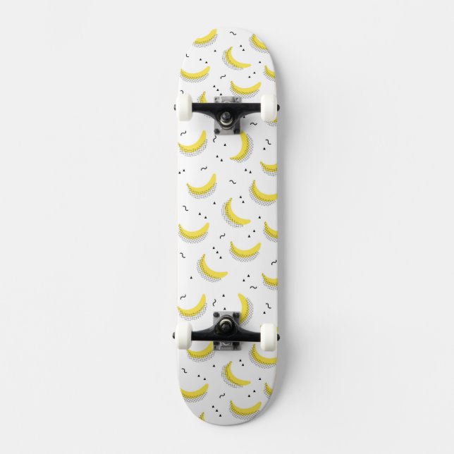 Skateboard Bananes géométriques (Recto)