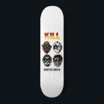 Skateboard Bande d'horreur torsadée<br><div class="desc">Image de bande d'horreur tordue est soumise au copyright ©</div>
