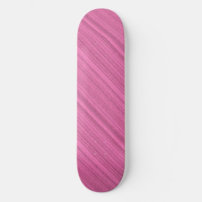 Skateboard Bandes roses (Recto)