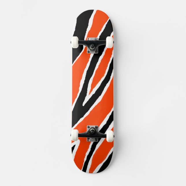 Skateboard Bandes tigres (Recto)
