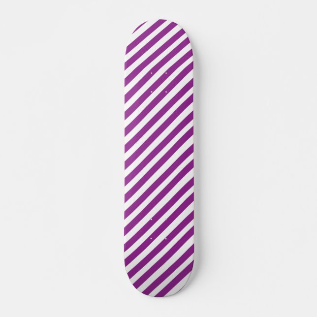 Skateboard Bandes violettes (Devant)