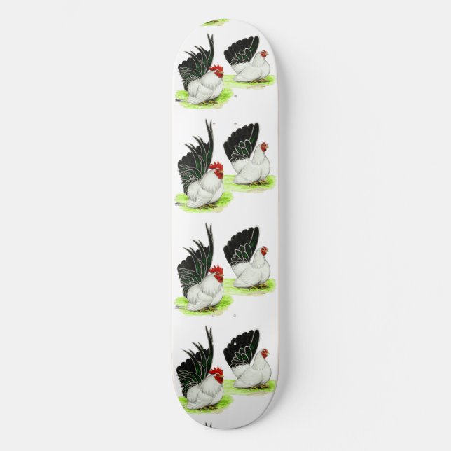 Skateboard Bantams noirs noirs japonais (Recto)