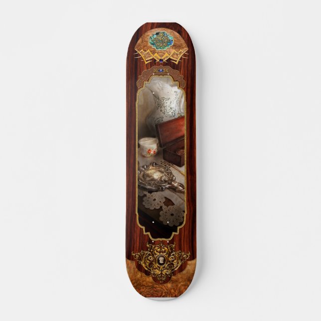 Skateboard Barbier - Le rituel du matin (Devant)