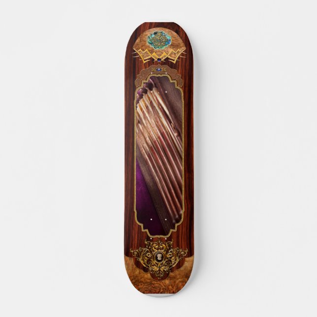 Skateboard Barbier - Rasage - Bonjour mes amis (Devant)