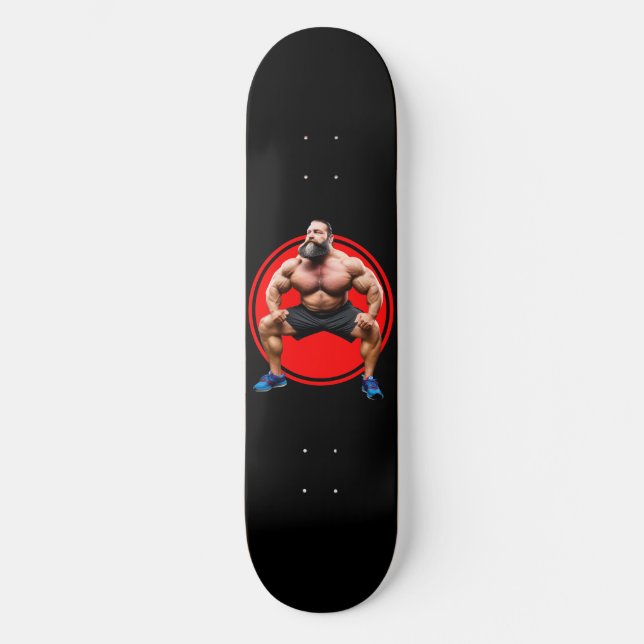 Skateboard Barbu Musclé (Recto)