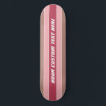 Skateboard Barres de texte personnalisé Motif<br><div class="desc">Remplacez le champ de texte par ce que vous voulez. Vous pouvez également modifier la police, sa taille et sa couleur en utilisant la fonction "Customiser", ainsi que d'ajouter des champs de texte si vous le souhaitez. Voir ma boutique pour plus d'articles avec, et choix de couleurs de, ce design....</div>