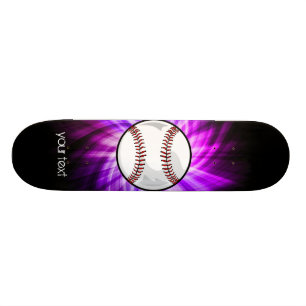 Skateboard Base-ball pourpre ; Le base-ball