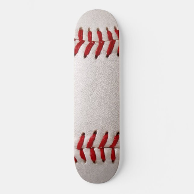 Skateboard Baseball et Softball Couture Rouge (Recto)
