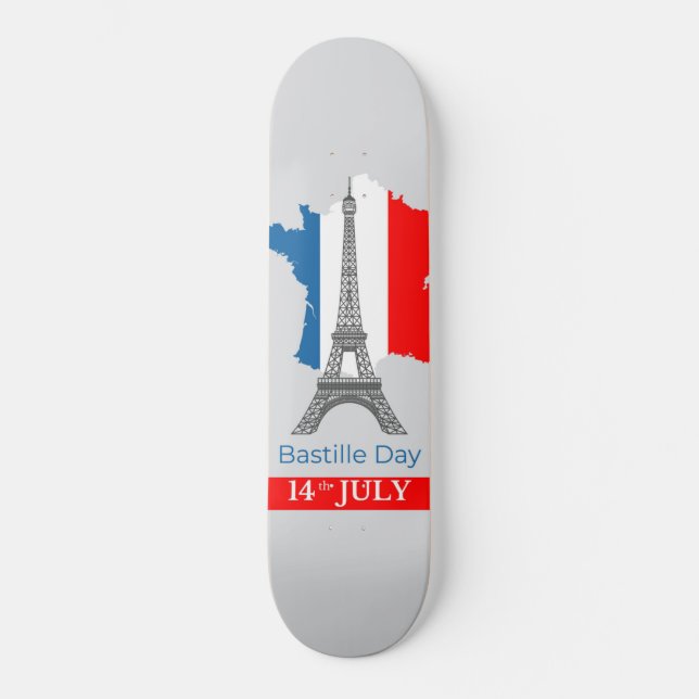 Skateboard Bastille Day (14th July) (Recto)