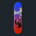 Skateboard Bataille de dragon de feu et de glace Bête de vol<br><div class="desc">Cette conception peut être personnalisée en choisissant l'option personnaliser pour ajouter du texte ou apporter d'autres modifications. Si ce produit a la possibilité de transférer la conception à un autre article, s'il vous plaît assurez-vous d'ajuster la conception pour s'adapter si nécessaire. Contactez-moi à colorflowcreations@gmail.com si vous souhaitez avoir cette conception...</div>