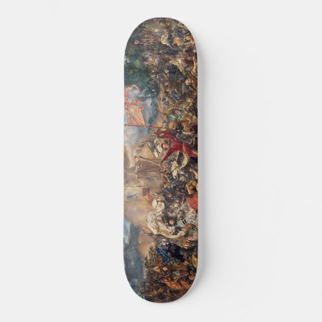 Skateboard Bataille de Grunwald (Scène militaire médiévale) ( (Recto)