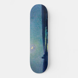 Skateboard Bateaux de pêche au clair de lune (Camaret, France