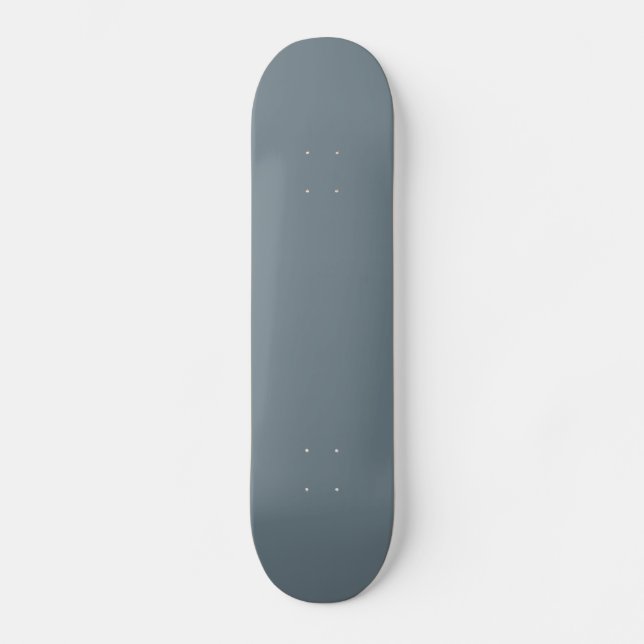 Skateboard Battleship Grey (couleur solide) (Recto)