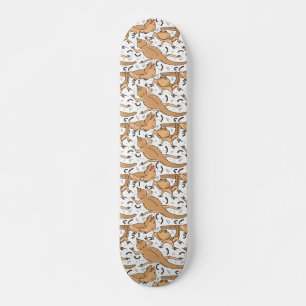 Skateboard Beardie et vers - Dragons à tête