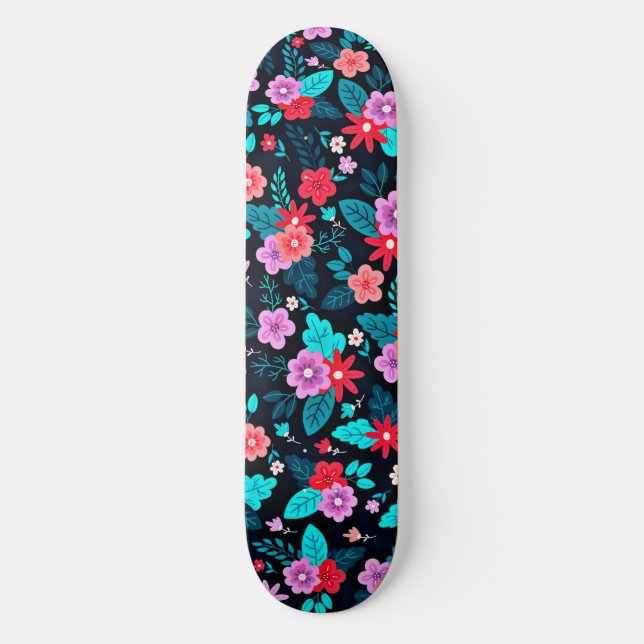 Skateboard Beau arrangement Ditsy Floral Pattern-56576 (Recto)