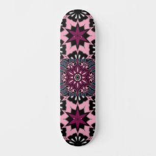 Skateboard Beau design unique de fleur Mandala