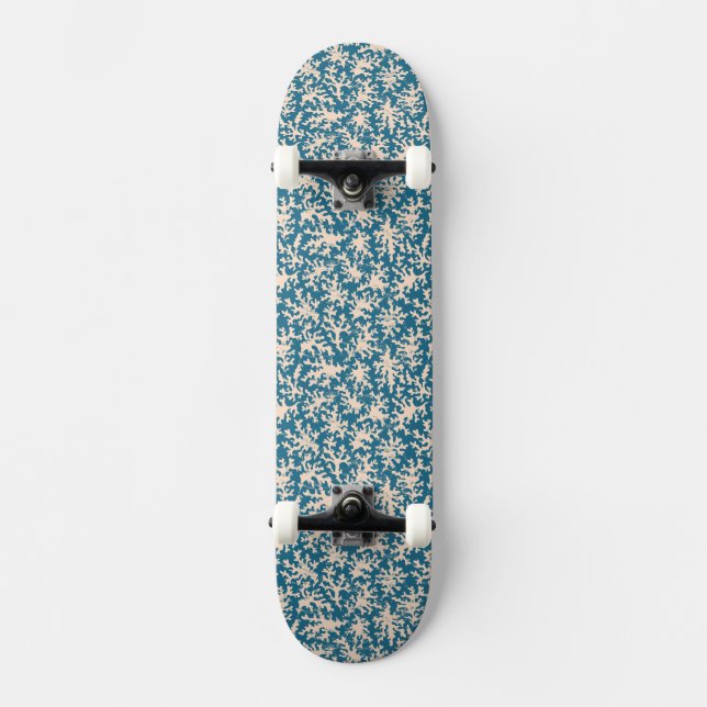 Skateboard Beau motif de corail (Recto)