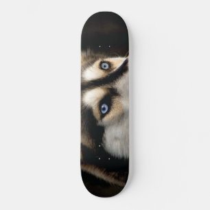 Skateboard Beau Oreiller Husky Lrow