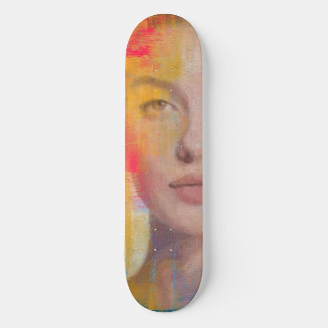 Skateboard Beauté de pinceau gras Art (Recto)