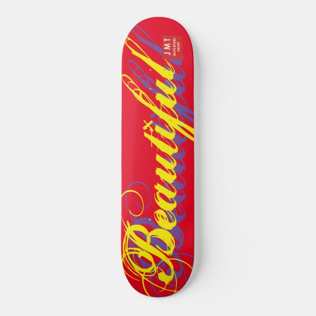 SKATEBOARD BEAUTIFUL SKATEBOARDS /JMT SKATEBOARDS (Recto)