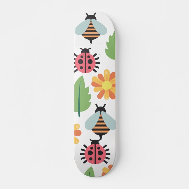 Skateboard Beaux Animaux de Jardin (Devant)