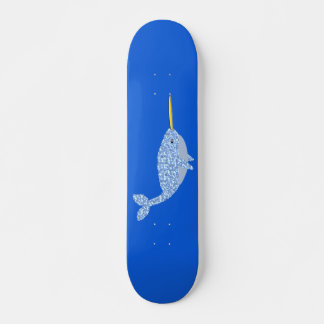 Skateboard Bébé bleu mignon garçon Narwhal