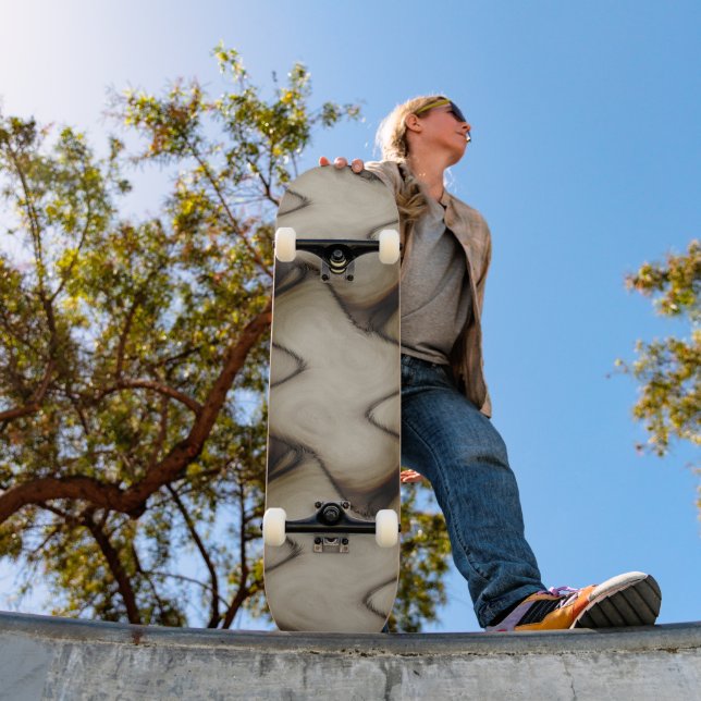 Skateboard Belle abstraction laisse une impression durable (Extérieur 1)