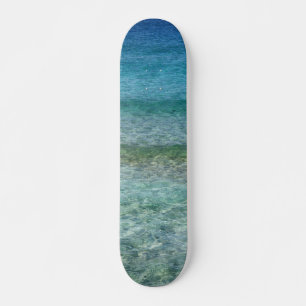 Skateboard Belle mer des Caraïbes calme