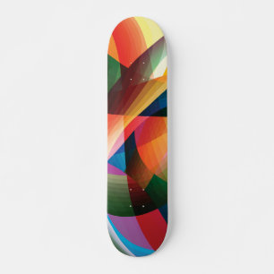 Skateboard Belle planche à roulettes Abstraites