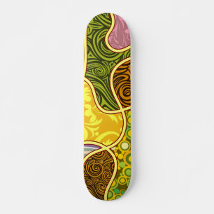 Skateboard Belle planche à roulettes Abstraites