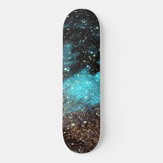 Skateboard Belle planche à roulettes Galaxy (Recto)
