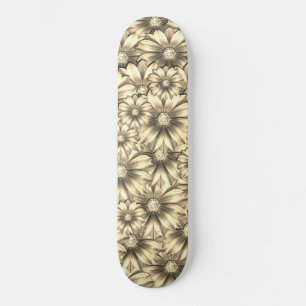 Skateboard Belles Fleurs de Diamant -