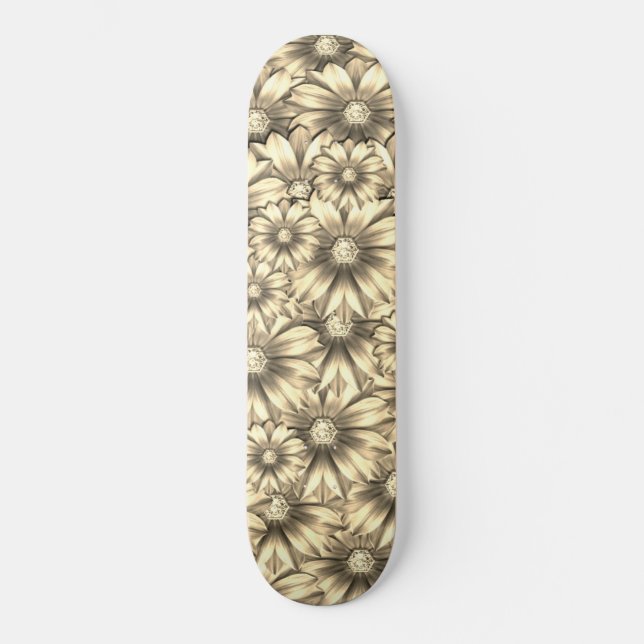 Skateboard Belles Fleurs de Diamant - (Recto)
