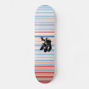 Skateboard Berlin Clima Stripes Astronaut Cosmonaut 1881-2019