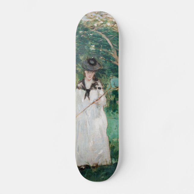 Skateboard Berthe Morisot - La chasse aux papillons (Recto)