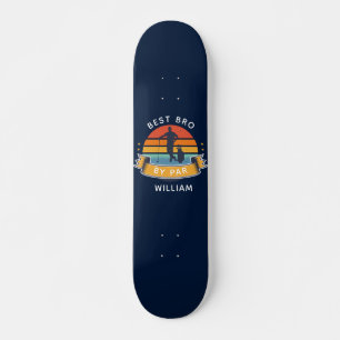 Skateboard Best Bro By Par Golfing Birthday Gag Personalized