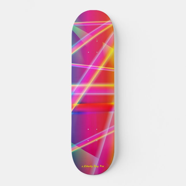 SKATEBOARD BEST SKATEBOARDS - NEON LIGHTS - PRO SHREDERS (Recto)