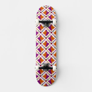 Skateboard Beurre d'arachide et gelée de raisin Motif sans co