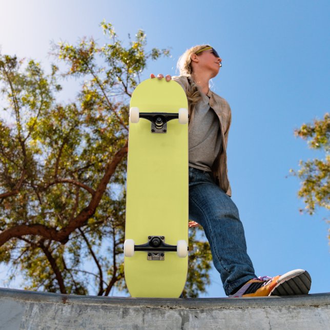 Skateboard Beurre jaune (Extérieur 1)